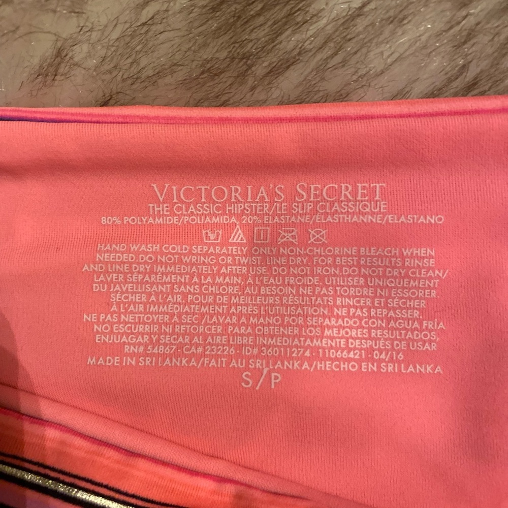 💙 Victoria's Secret Stripe Bandeau Bikini - 32C - Picture 3 of 6